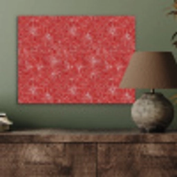 Bloemen - Patroon - Rood PET vilt klein 837 -sfeer2