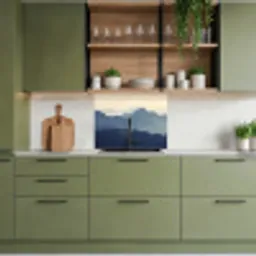 Landschap - Bergen - Groen - Natuur keuken achterwand 2 middel -sfeer3