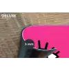 Minimalistisch - Oog - Roze Placemat vinyl groot -closeup