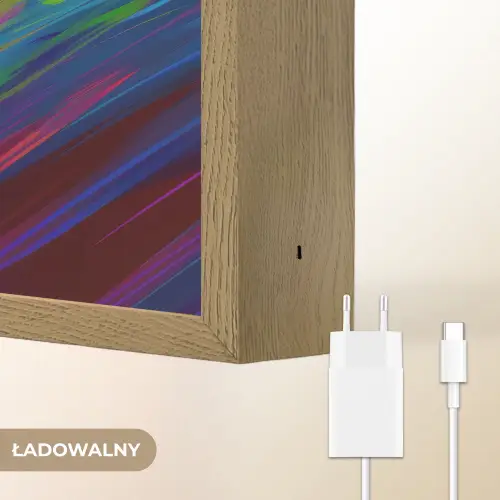 Crossmotor - Neonkleuren - Lijnen - Helm Light Box met batterij (Wandlamp kind) middel -USP_websiteoplaadbaarNL
