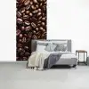 Bonen - Close-up - Donkerbruin fotobehang vinyl groot -slaapkamer