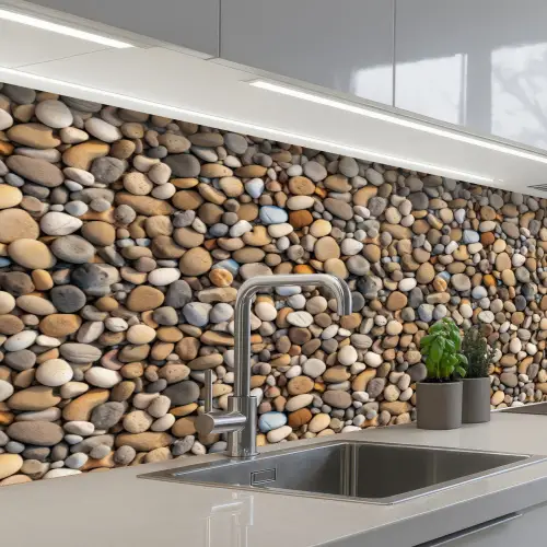 Licht - Stenen - Rust keuken achterwand 2 middel 871 -3d_schuin