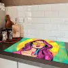 Zonnebril - Vrouw - Zonnig - Geel Inductie beschermer vinyl 3mm klein -sfeer3