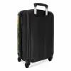 Olieverf - Amsterdam - Kunst - Kleurrijk NBS - Handbagage koffer - Unisex middel -achterkant