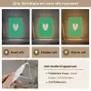 Groen - Hart - Minimalistisch - Valentijn Light Box met kabel (Wandlamp) klein -USP_lichtkleurNL