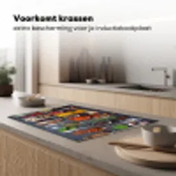 Kruiden - Lepels - Culinair - Kleurrijk - Sfeervol Inductie beschermer vinyl 3mm klein -sfeer1