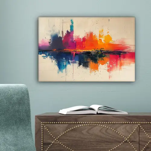 Watercolor - Kunst - Modern canvas 2cm klein -sfeer4