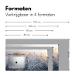 Rijp - Gras - Kristallen - Winter - Minimalistisch Muismat XXL klein -sfeer5