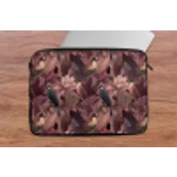 Vogels - Bladeren - Roze laptophoes neopreen klein 279 -tafel