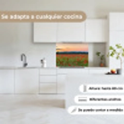 Klaprozen - Landschap - Rood - Bloemen keuken achterwand 2 middel -sfeer4_ES