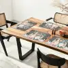 Kerst - Gnomen - Pastel Placemat vinyl groot -zzsfeer4_Kitchenyeah-website