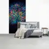 Kleurrijk - Boom - Magisch - Abstract fotobehang vinyl groot -slaapkamer