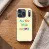Hartje -  Moeder - Tekst - Kleurrijk Telefoonhoesje iPhone 17 Pro klein -sfeer1
