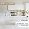 Stervormen - Geometrisch - Zwart keuken achterwand 2 middel 871 -sfeer4_NL