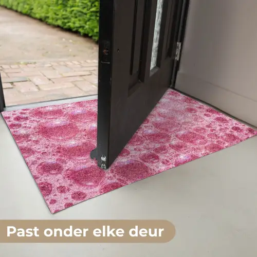 Roze - Schuim - Bubbels Deurmat klein -USP_NL