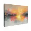Modern - Abstract - Goud - Roze canvas 2cm klein -z3d