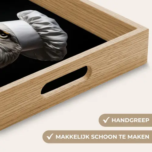 Arend -Amerika - Koksmuts - Vogel - Stoer Dienblad Rechthoek middel -USP_HandgreepNL
