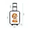 Baby leeuw Kinderkoffer - Zwart klein -productfoto_formaten