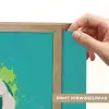 Voetbal - Abstract - Verfspatten - Groen Light Box met batterij (Wandlamp kind) middel -USP_websiteprintNL