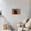 Vrouw - Kroon - Tomaat - Bascilicum - Zonnebril Tuinposter op houten frame 2 cm dik klein -sfeer1