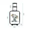 Baby olifant Kinderkoffer - Zwart klein -productfoto_formaten