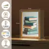 Stapel - Boeken - Groen - Daglicht Light Box met kabel (Tafellamp) klein -USP_NL