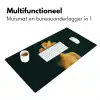 Vrouw - Hoed - Geel Muismat XXL klein -sfeer4