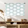 Patroon - Lijn - Design - Hexagon Wandkleed katoen middel 269 -sfeer5