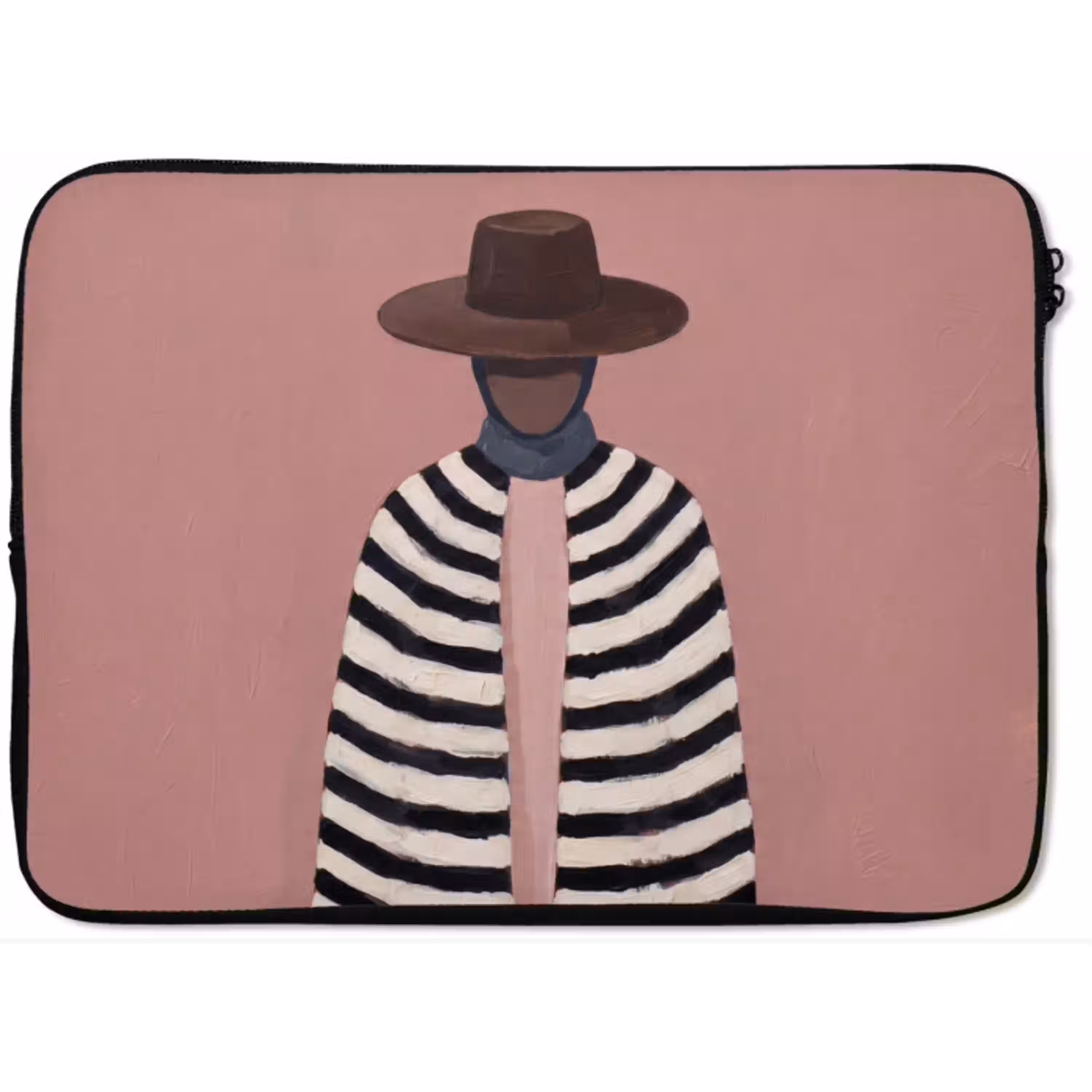 Grafisch - Vrouw - Roze laptophoes neopreen klein -zkaufland3dotto