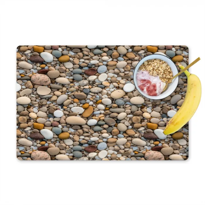 Kleine - Grote - Stenen Placemat vinyl groot 368 -zzzproduct_Kitchenyeah-website