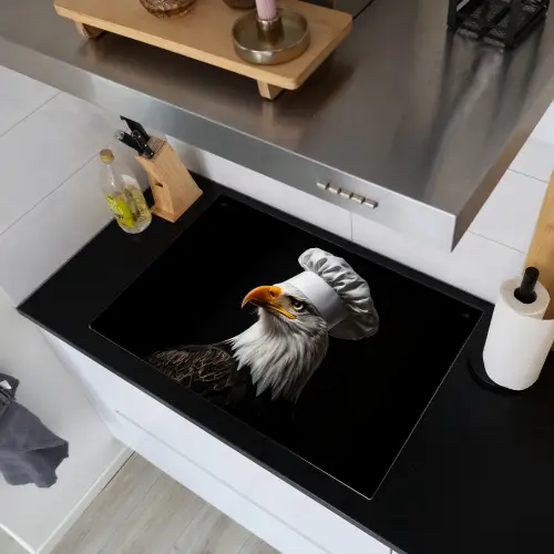 Arend -Amerika - Koksmuts - Vogel - Stoer Inductie beschemer met haakjes klein -sfeer1
