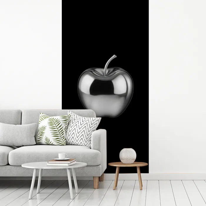 Appel - Metallic - Symmetrisch fotobehang vinyl groot -woonkamer