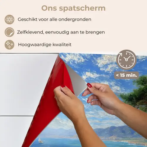 Rotsen - Kustlijn - Boom - Bergen keuken achterwand spatscherm klein -spatscherm_NL