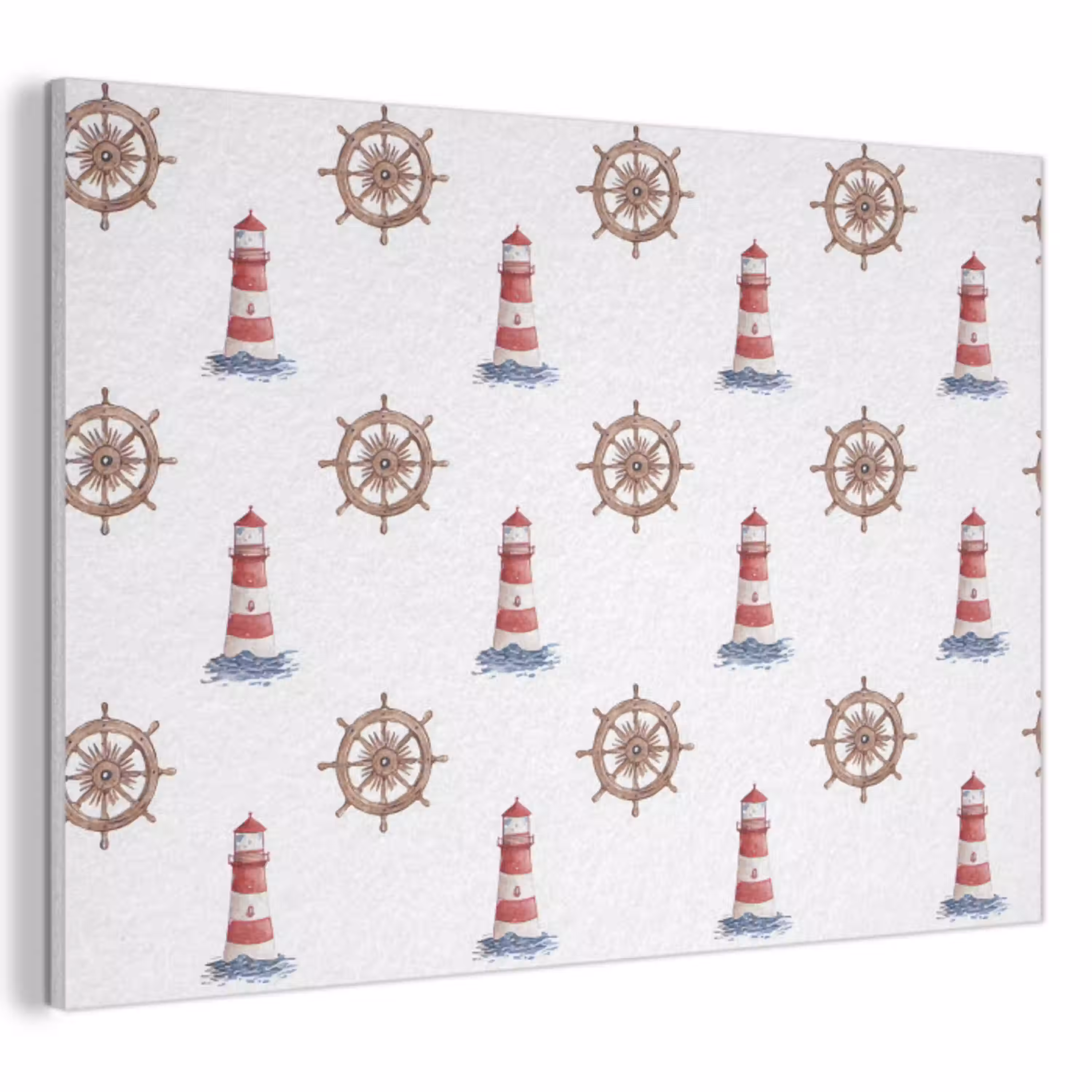 Nautisch - Klassiek - Rood PET vilt klein 837 -3d