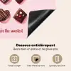 Chocolaatjes - Hartvormig - Liefste Inductie beschermer vinyl 3mm middel -usfeer4_FR
