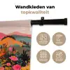 Zonsondergang - Bergvallei - Contrast Wandkleed katoen klein -sfeer2