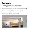 Bergen - Mist - Zonnestralen Muismat XXL klein -sfeer5