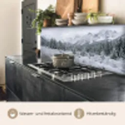 Weg - Bergen - Sneeuw - Naaldbos - Avontuurlijk keuken achterwand 2 middel -usp_DE