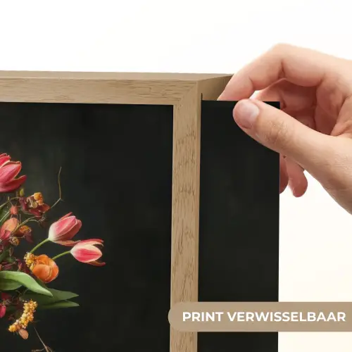 Sierlijk - Boeket - Vaas Light Box met batterij (Wandlamp) middel -USP_websiteprintNL