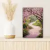 Kersenbloesem - Natuur - Sakura - Pad - Japanse tuin canvas 2cm klein -sfeer5