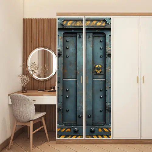 Deur - Escape room - Industrieel deurposter klein -sfeer3