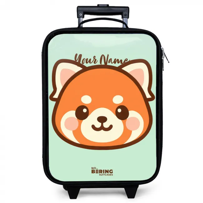 Kawai - Rode panda - Groen Kinderkoffer - Zwart klein -zzz_website3d