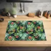 Tropical - Bloemen - Bladeren - Jungle Inductie beschermer vinyl 3mm klein -sfeer5