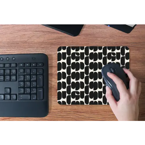 Modern - Patroon - Zwart muismat rubber klein 262 -toetsenbord