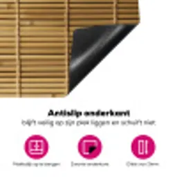 Symmetrie van Bamboe Inductie beschermer vinyl 3mm klein -wsfeer4_website