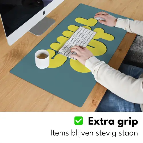 Chill out - Geel - Blauw Muismat XXL klein -sfeer3