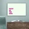 Focus on the good - Beige - Roze canvas 2cm klein -sfeer4