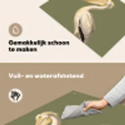 Pelikaan - Wit - Vogel - Klassiek - Natuur Inductie beschemer met haakjes klein -ky-schoon-nl