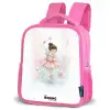Ballerina - Elf - Fee Kinderrugzak - Roze middel -schuin