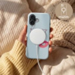 Kiss my ass - Lip - Blauw Toughcase MagSafe Apple iPhone 17 klein -USP_MagsafeV